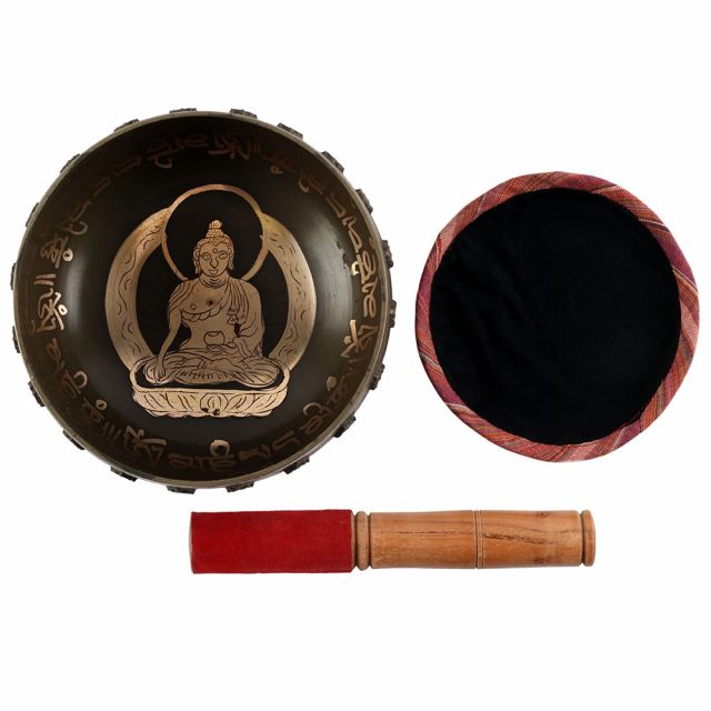 Healing Light 16cm Buddha Singing Bowl Photo 2