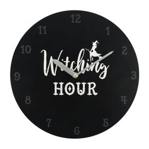 Healing Light 28cm Witching Hour MDF Clock Photo