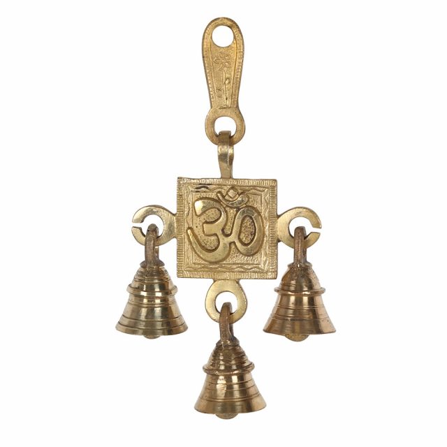 Healing Light Hanging Om Symbol Altar Bells Photo