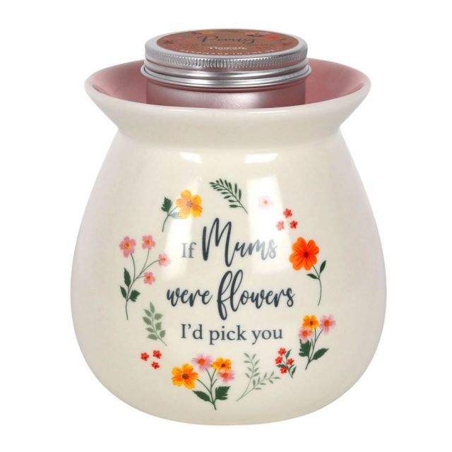 Healing Light If Mums Were Flowers Wax Melt Burner Gift Set Photo 2