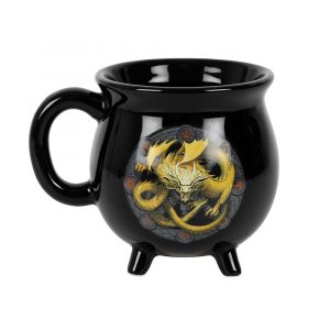 Healing Light Imbolc Colour Changing Cauldron Mug by Anne Stokes Photo