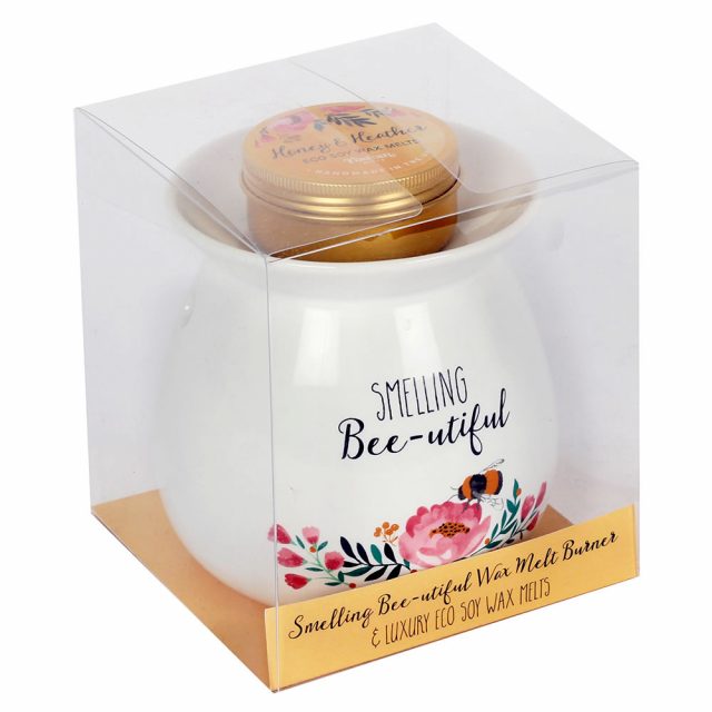 Healing Light Large Smelling Bee-utiful Wax Melt Burner Gift Set Photo 3