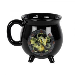 Healing Light Mabon Colour Changing Cauldron Mug by Anne Stokes Photo