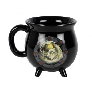 Healing Light Ostara Colour Changing Cauldron Mug by Anne Stokes Photo