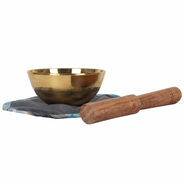 Healing Light Small Polished Brass Singing Bowl Photo