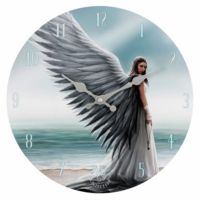Healing Light Spirit Guide Wall Clock by Anne Stokes Photo 2