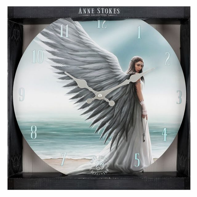Healing Light Spirit Guide Wall Clock by Anne Stokes Photo 3