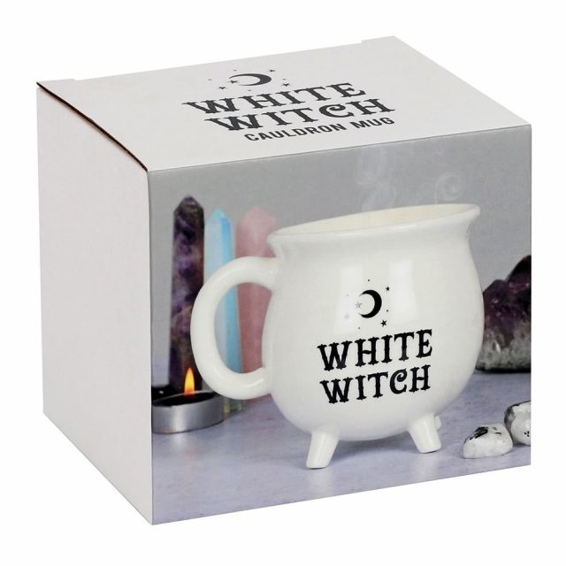 Healing Light White Witches Brew Cauldron Mug Photo 3
