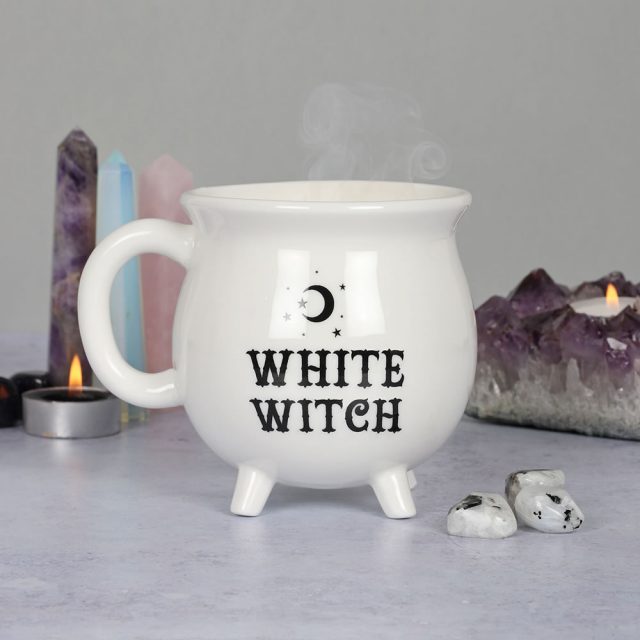 Healing Light White Witches Brew Cauldron Mug Photo