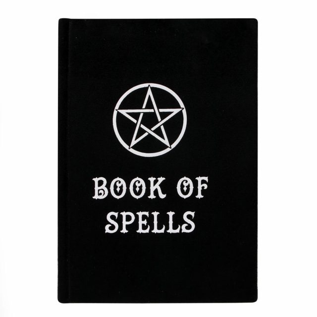 Healing Light Book of Spells Velvet A5 Notebook Cover Photo