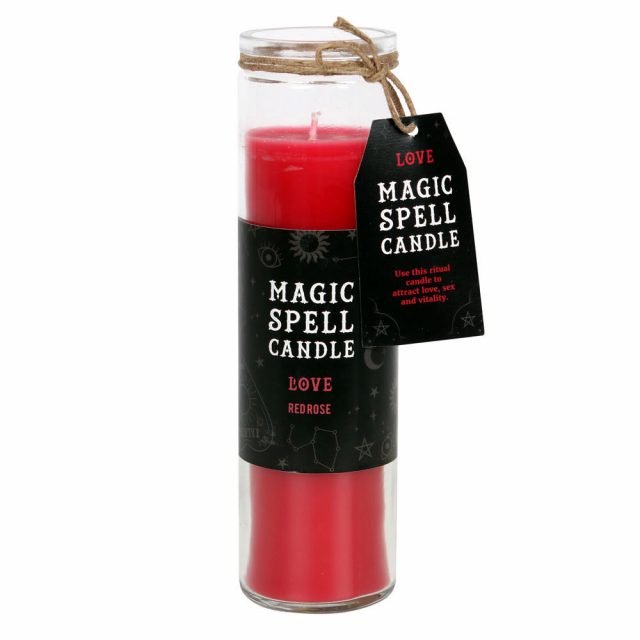 Healing Light Rose 'Love' Spell Tube Candle Photo