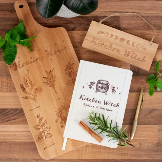 Healing Light Kitchen Witch A5 Notebook Main Photo