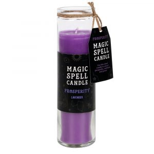 Healing Light Lavender 'Prosperity' Spell Tube Candle Photo