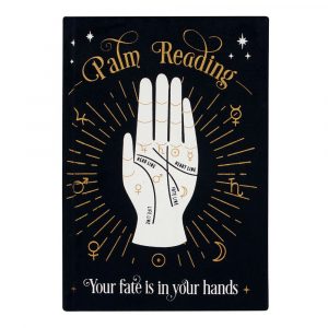 Healing Light Palm Reading Velvet A5 Notebook Cover Photo