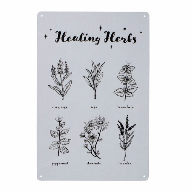 Healing Light Healing Herbs Metal Sign main Photo