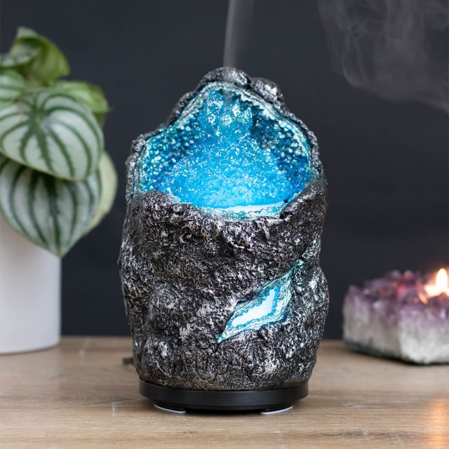 Healing Light Blue Crystal Cave Electric Aroma Diffuser main Photo
