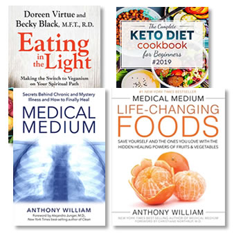 healing light online psychics and online new-age shop New-Age Cooking Books for sale category link image