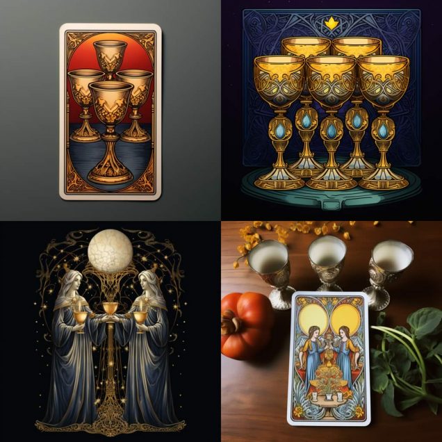 Healing Light, Four of Cups meaning, designs image