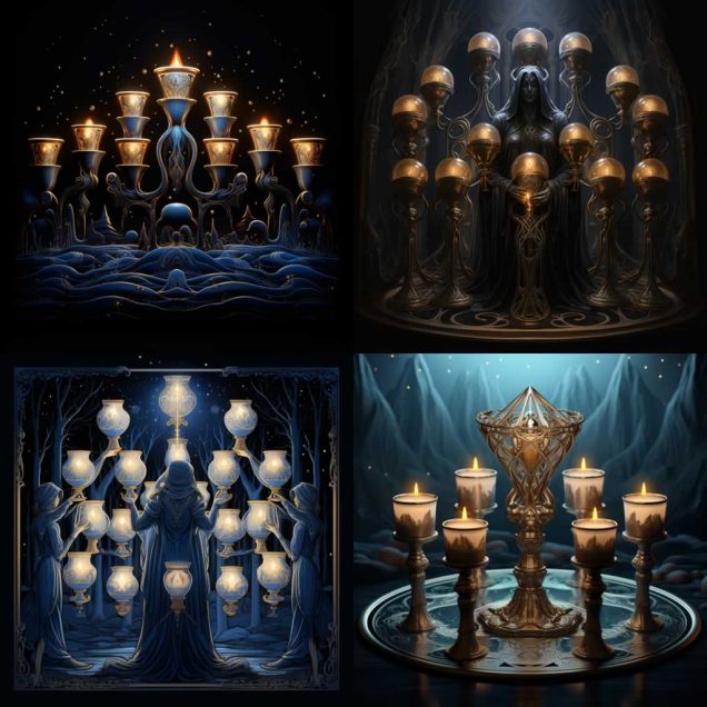 Healing Light, Six of Cups meaning, designs image