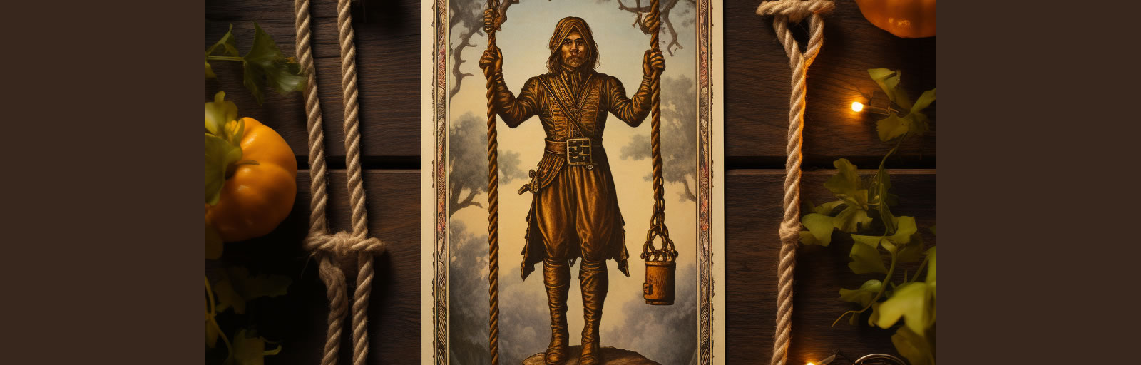 Healing Light, The Hanged Man, Tarot Card, Main image