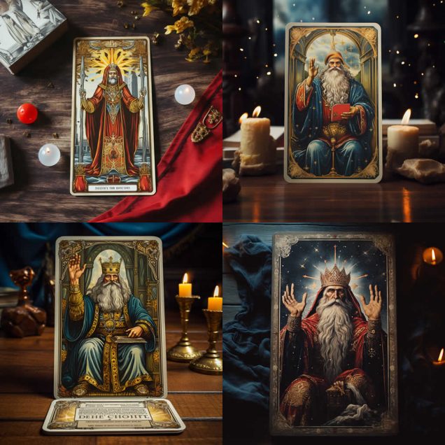 The Hierophant Tarot Card Meaning, designs image