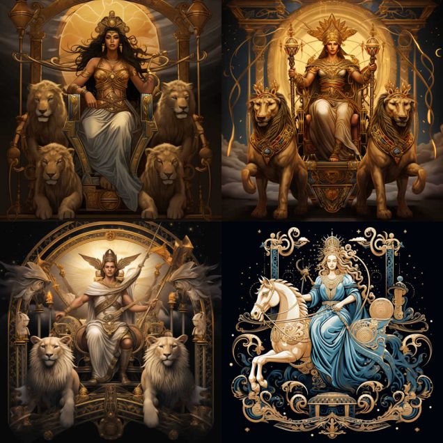 The Chariot Tarot Card Meaning, designs image