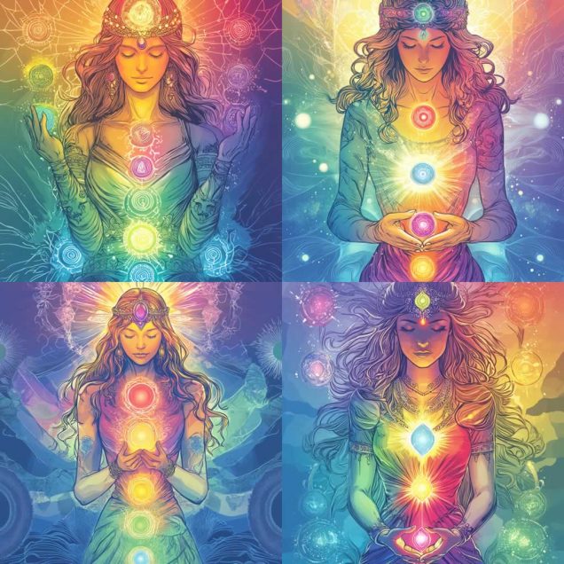 Healing Light,Tarot and the Chakras: Combining Tarot with chakra energy work, designs image
