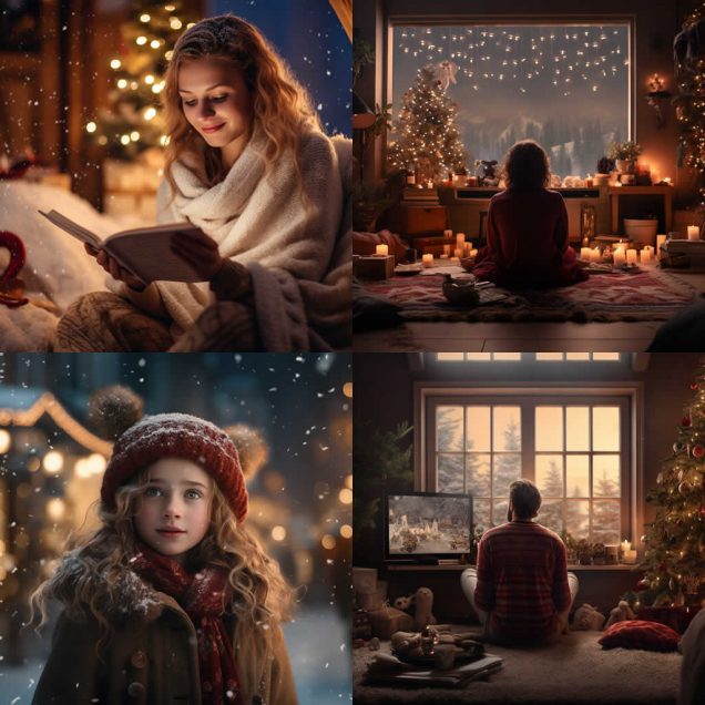 Healing Light, A Wellbeing guide for enjoying Christmas designs image