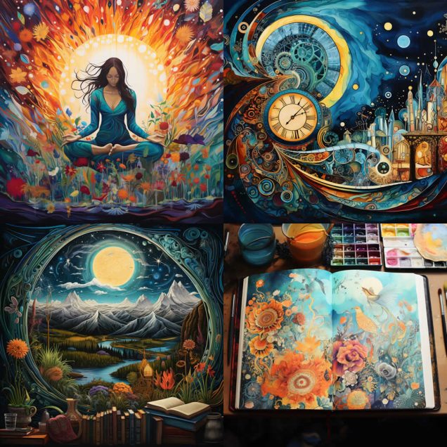 Healing Light, Using Colour & Journalling for Spiritual Growth designs image